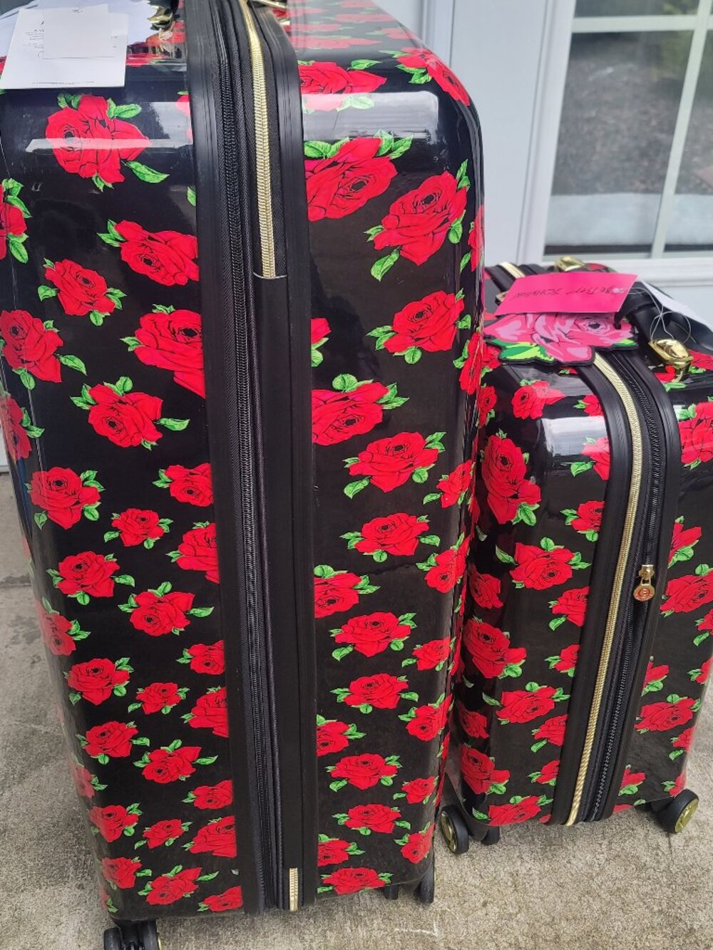 BUNDLE - TWO BETSEY 31" & 22"-HARDSHELL LUGGAGE